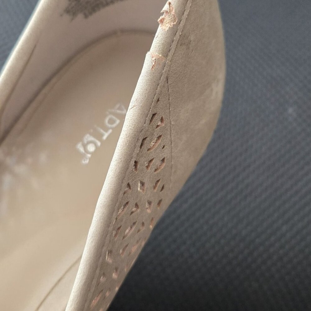 Apt 9 Platform Cream Color 5 Inch Heel With 1 Inc… - image 4